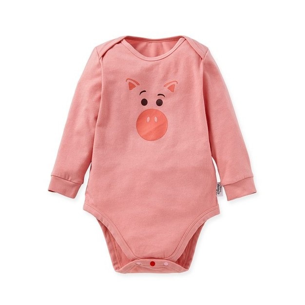 【媽媽餵mamaway】長袖包屁衣 純棉包屁衣 台灣製 嬰兒包屁衣 嬰兒用品 母嬰用品 連身衣 包屁衣-規格圖2