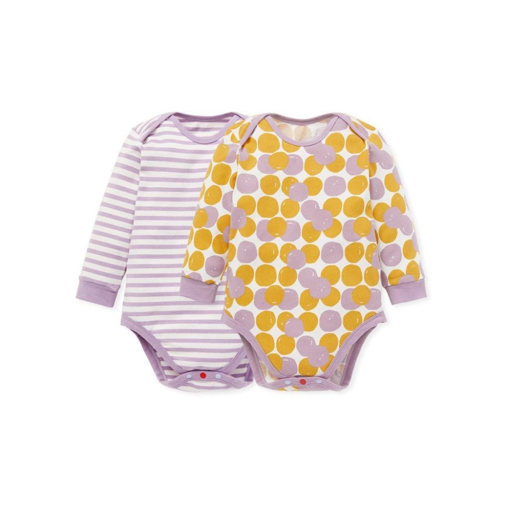 【長袖包屁衣】芋圓(二件組) 80cm