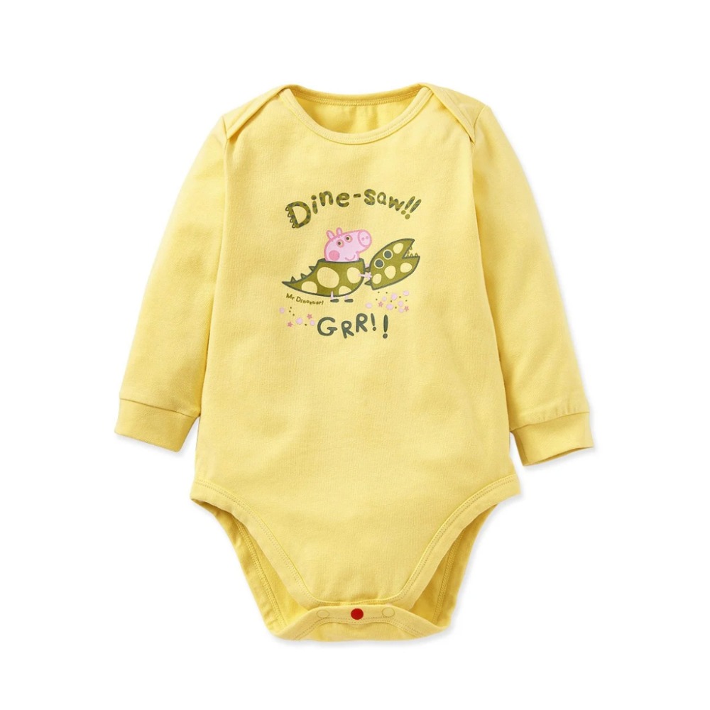 【媽媽餵mamaway】長袖包屁衣 純棉包屁衣 台灣製 嬰兒包屁衣 嬰兒用品 母嬰用品 連身衣 包屁衣-規格圖2