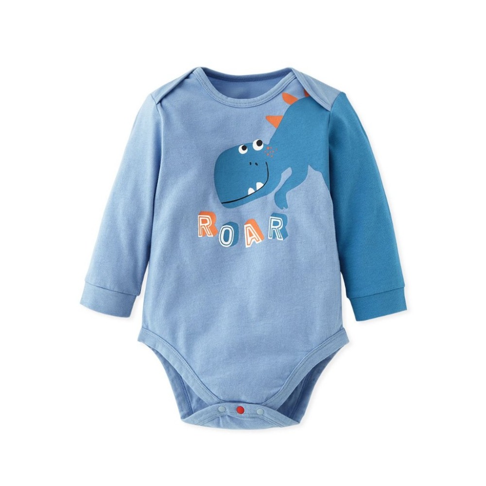 【媽媽餵mamaway】長袖包屁衣 純棉包屁衣 台灣製 嬰兒包屁衣 嬰兒用品 母嬰用品 連身衣 包屁衣-規格圖2