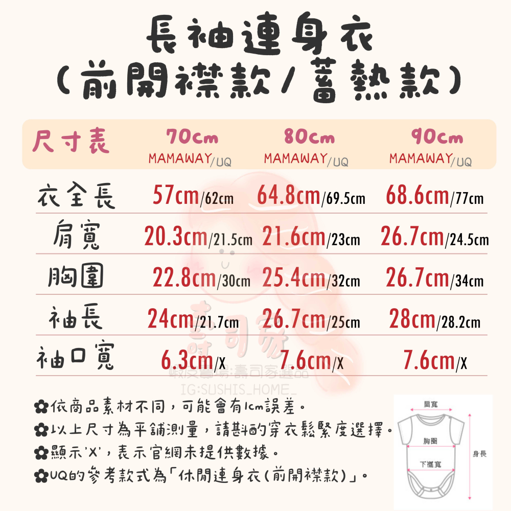 【媽媽餵mamaway】長袖連身衣 兔裝 嬰兒包屁衣 嬰兒用品 母嬰用品 連身衣 包屁衣-細節圖3