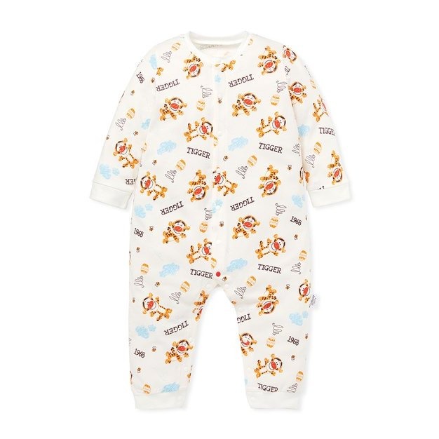 【媽媽餵mamaway】長袖連身衣 兔裝 嬰兒包屁衣 嬰兒用品 母嬰用品 連身衣 包屁衣-規格圖4