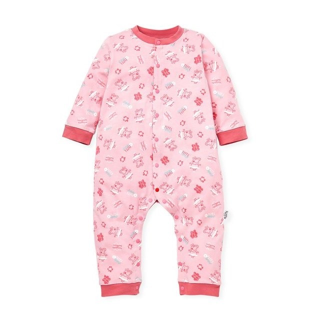 【媽媽餵mamaway】長袖連身衣 兔裝 嬰兒包屁衣 嬰兒用品 母嬰用品 連身衣 包屁衣-規格圖4