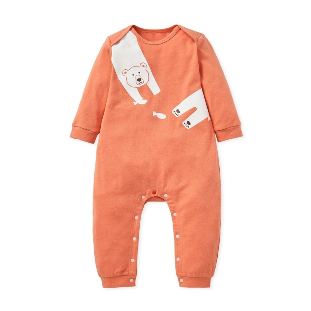 【長袖連身衣】北極熊(蓄熱款)