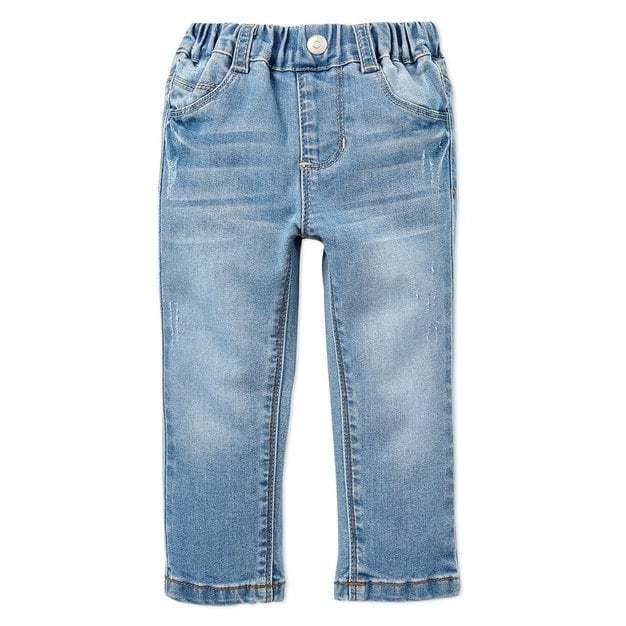 【牛仔褲】刷白割破牛仔褲(售完絕版) 80cm