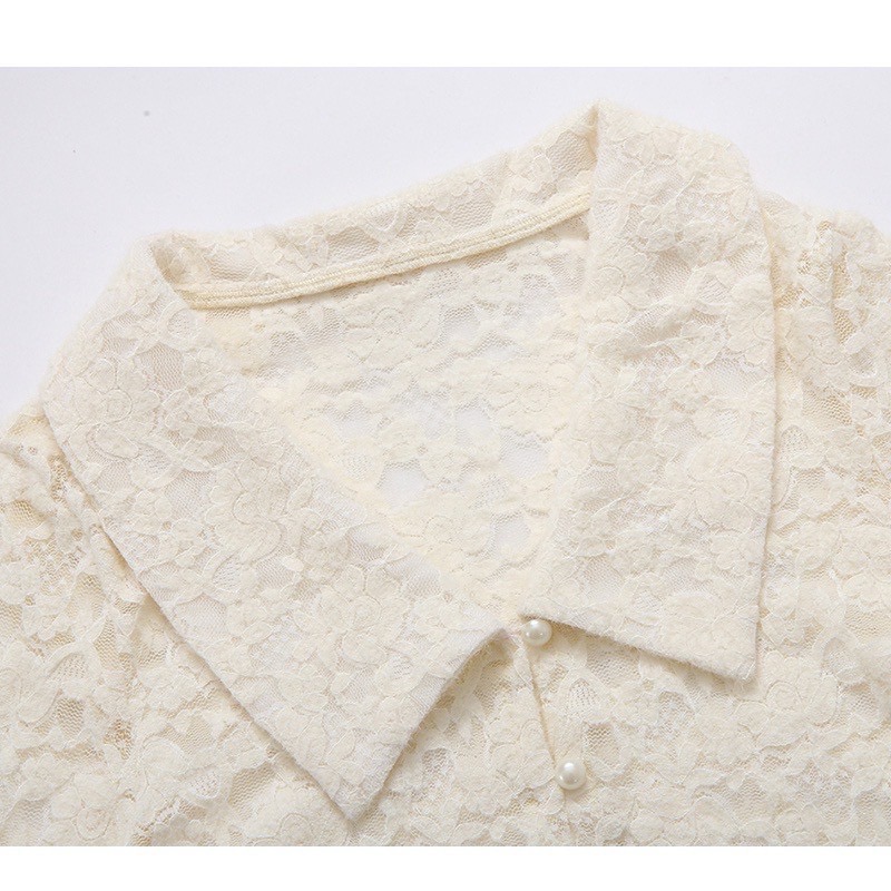 ｜售｜復古蕾絲罩衫-細節圖2