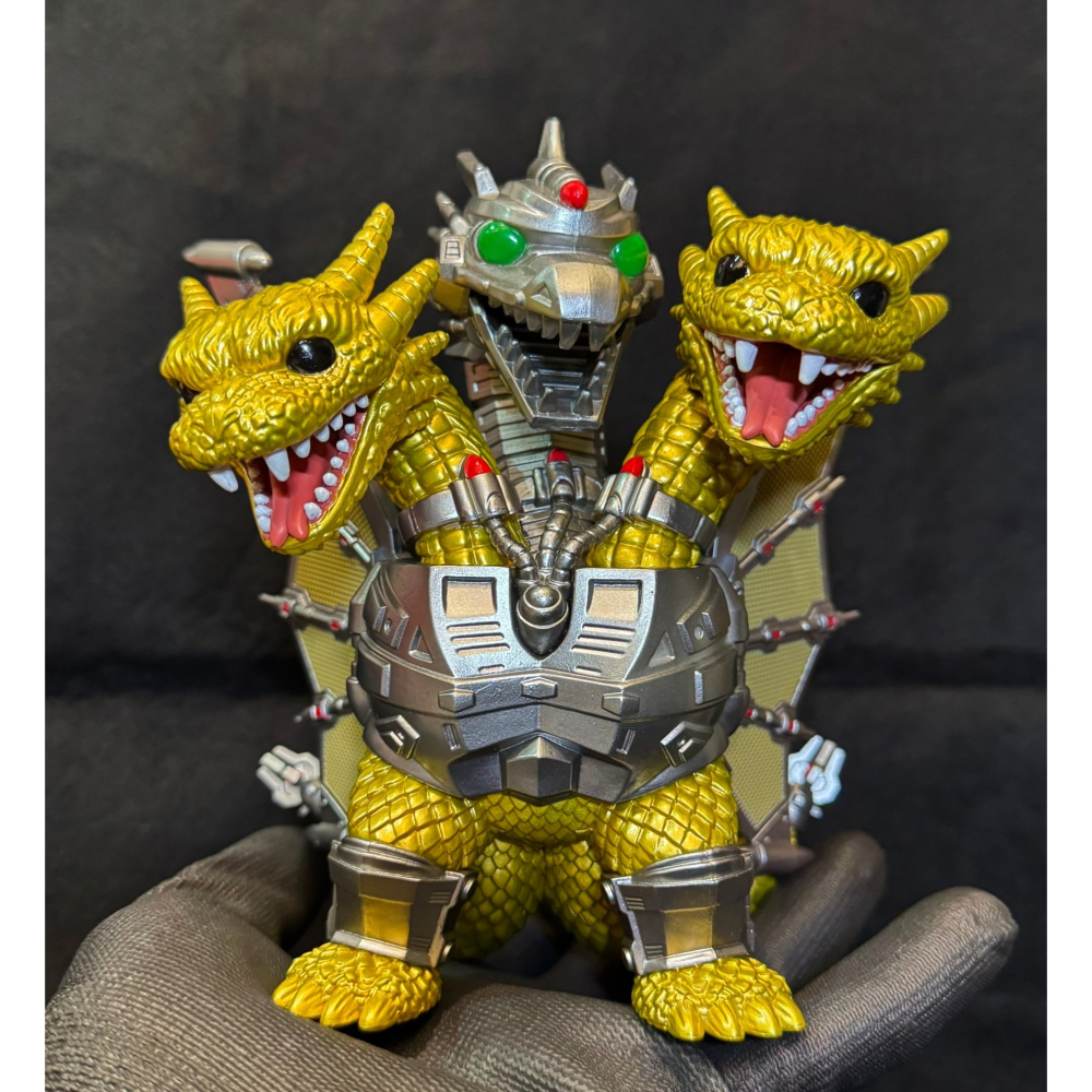 一吳爾羅柑仔店一 全新 2024年 FUNKO POP 機械基多拉 1991 高15 VS 哥吉拉 1991  全新盒裝-細節圖3
