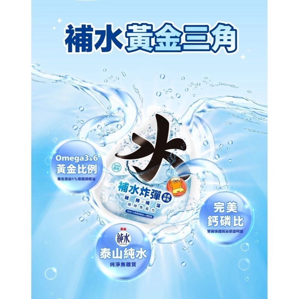 肉球世界｜補水炸彈 泥狀主食餐包 全齡貓 45g-細節圖5