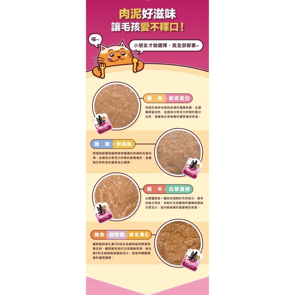肉球世界｜南極磷蝦美毛包 養出閃亮毛髮主食包 全齡貓 45g／185g-細節圖4