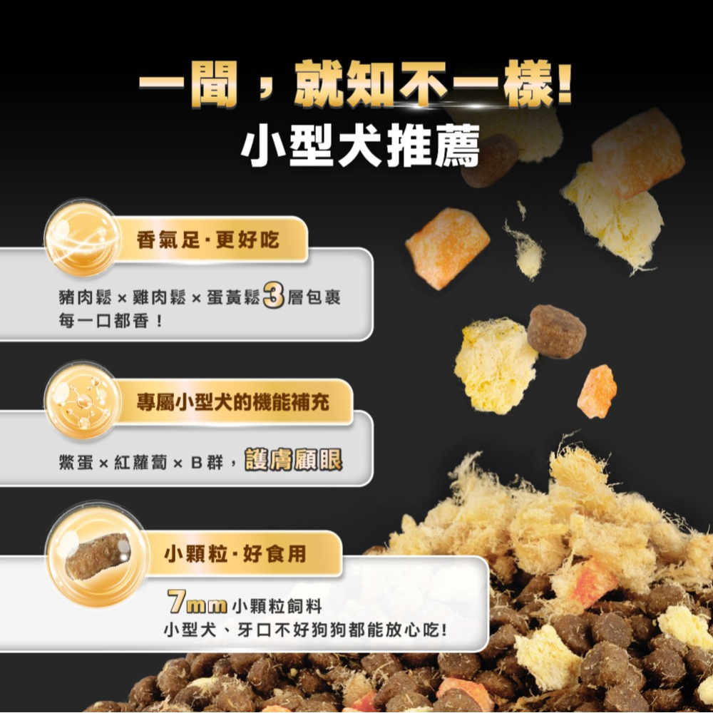 HeroMama｜天然蔬果肉鬆糧 小型犬推薦 小顆粒 900g／2.7kg-細節圖5