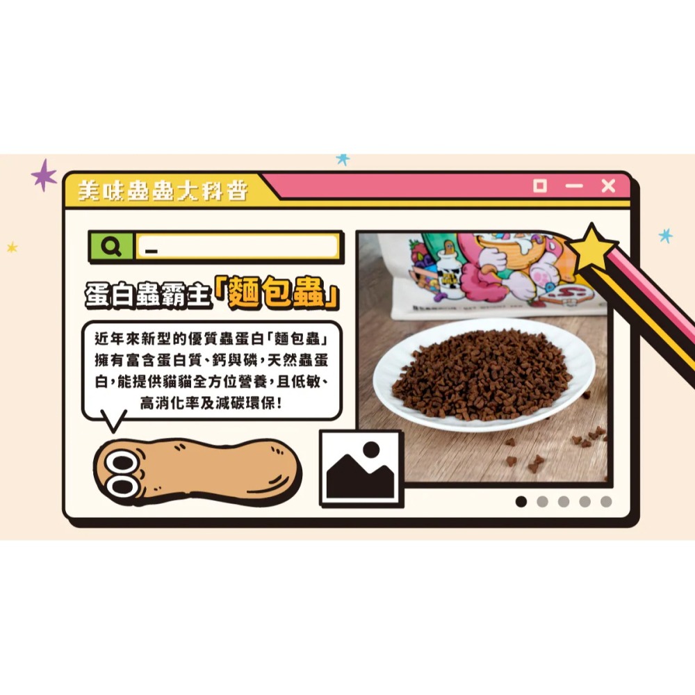 沙發馬鈴薯｜Lazy懶蟲無穀乾糧 麵包蟲雞肉 200g／1kg／2kg／6kg-細節圖5