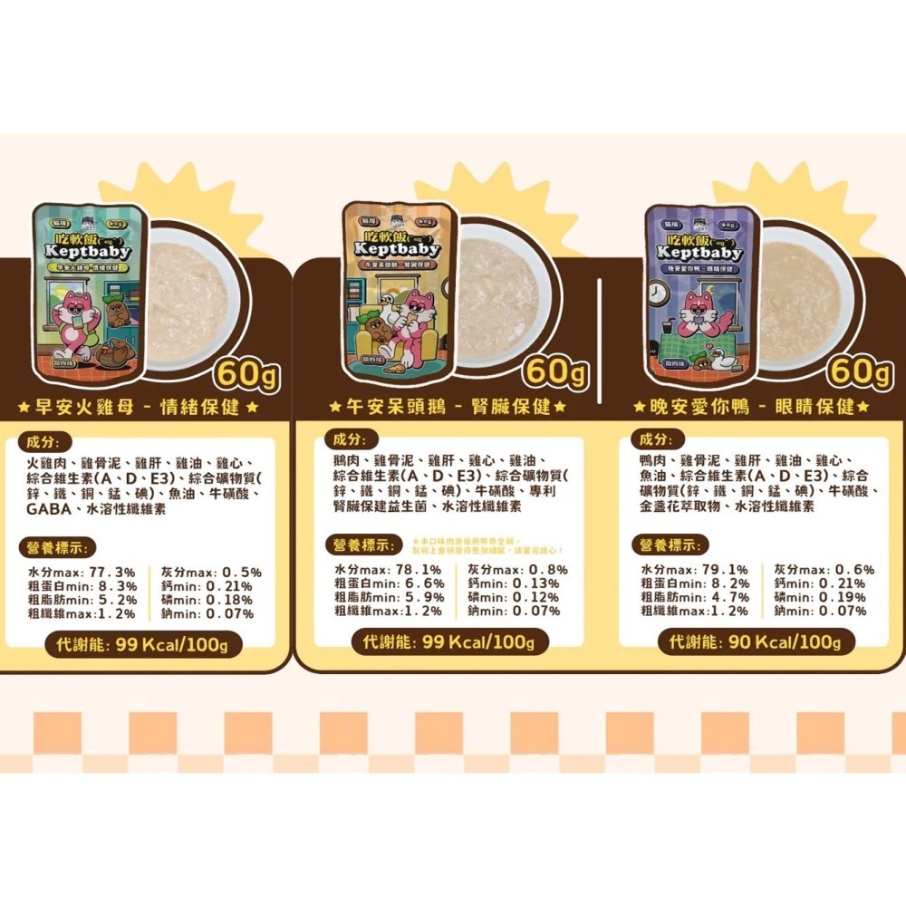 沙發馬鈴薯｜吃軟飯骨肉泥主食餐包 全齡貓 60g-細節圖4