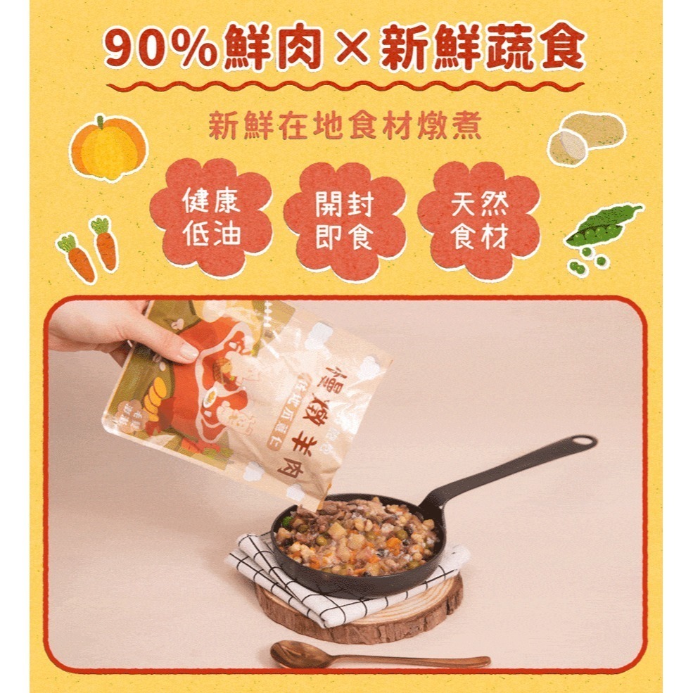 飼糧倉｜鮮食餐包 六種口味 全齡犬 150g-細節圖2