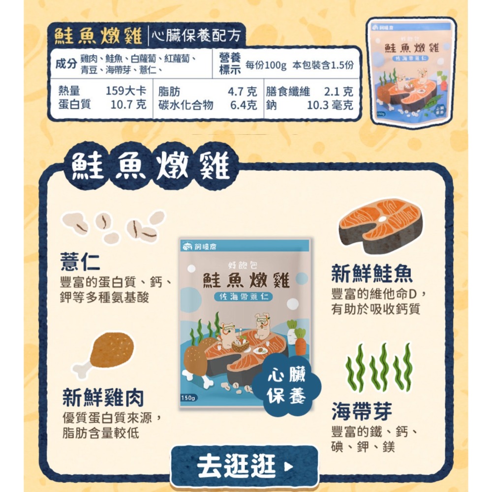 飼糧倉｜鮮食餐包 六種口味 全齡犬 150g-規格圖11