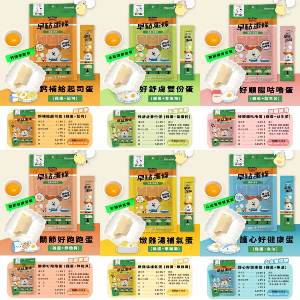 狗狗說｜早點蛋條 全齡犬 15g／4條-規格圖8