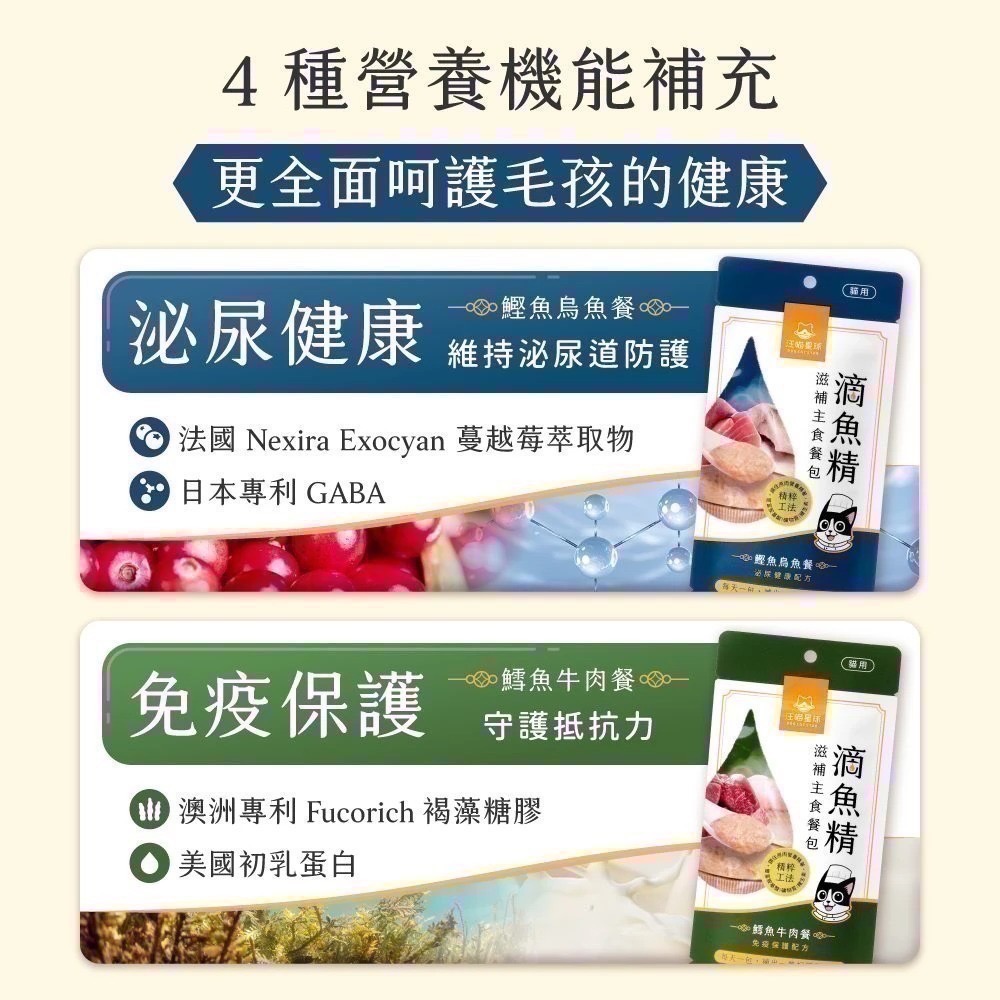汪喵星球｜滴雞精 滴魚精滋補主食餐包 40g／一盒20包 全齡貓-細節圖9