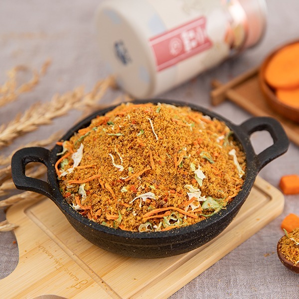 飼糧倉｜哞哞蔬香鬆 挑食救星 寵物肉鬆 貓狗適用 150g-細節圖2