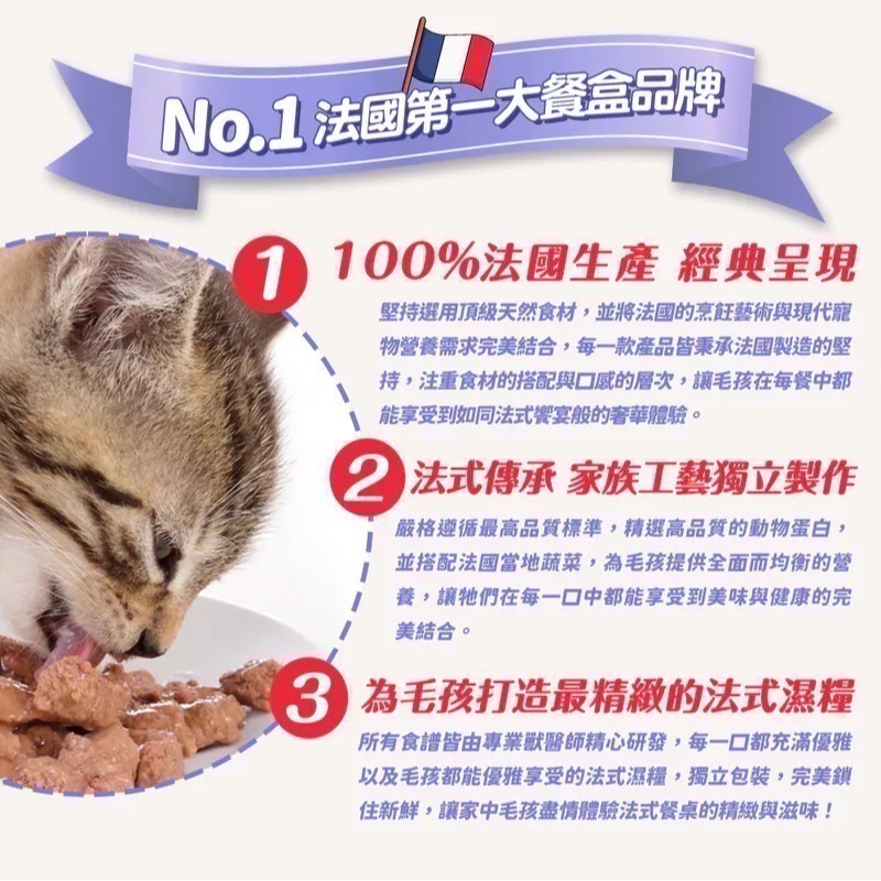 即期 Plaisir 法樂食｜貓咪主食餐盒 100g-細節圖3