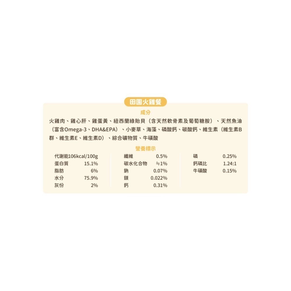 汪喵星球｜98%無膠鮮肉主食罐 80g-規格圖5