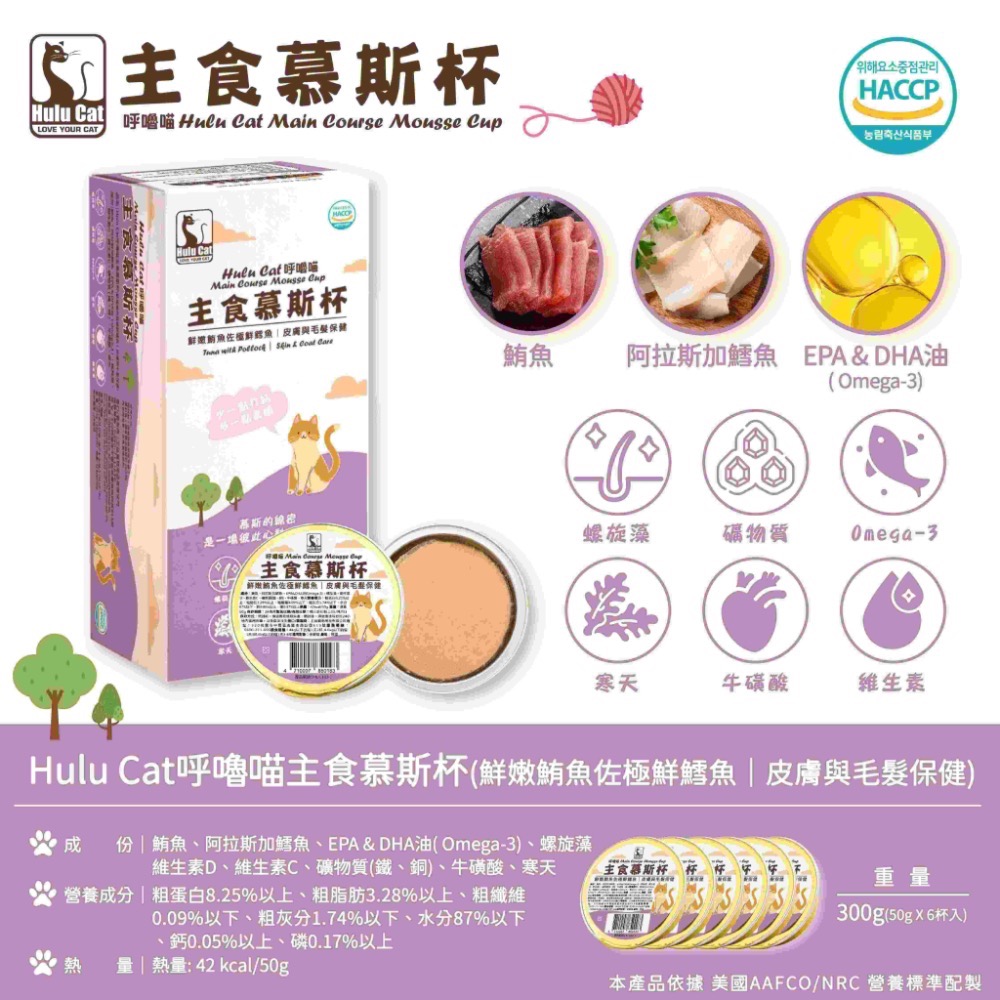 鮪魚佐鱈魚｜皮毛保健