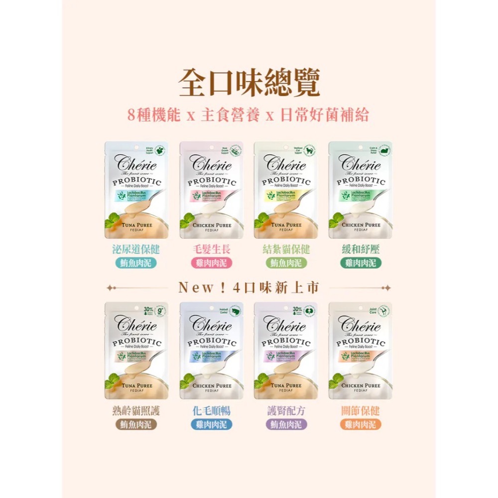 Cherie 法麗｜乳酸菌主食貓餐包 40g-細節圖2