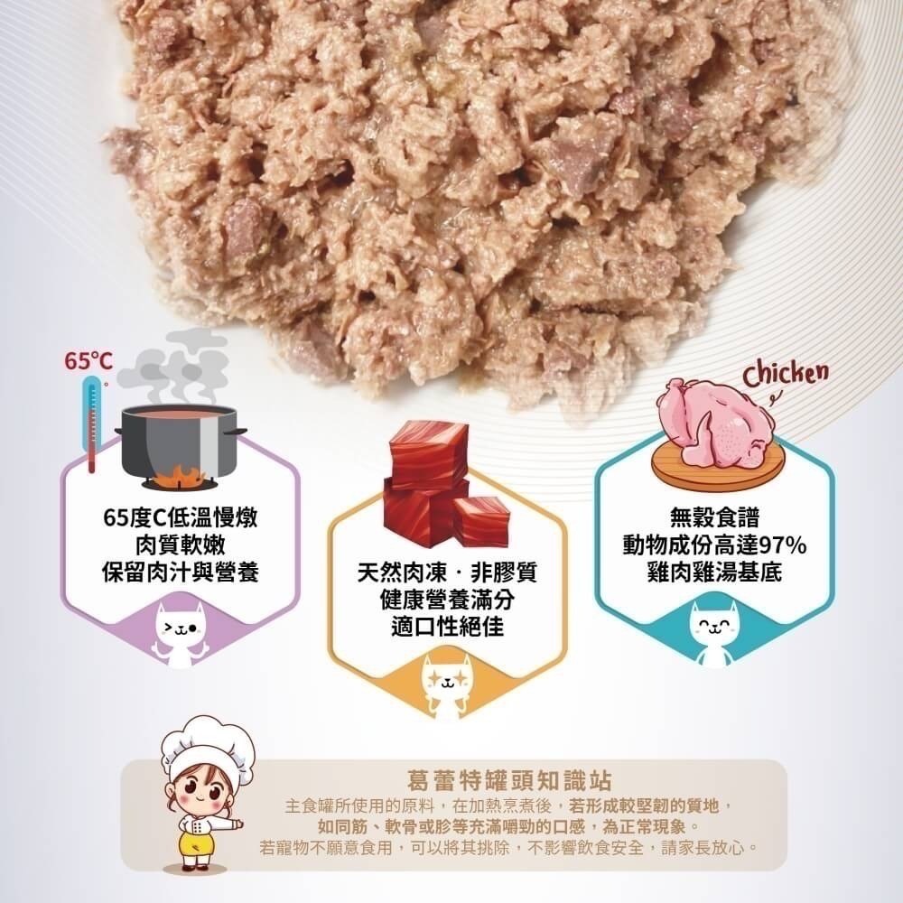 [喵皇帝] 德國 Granatapet 葛蕾特 貓用交響樂低溫慢燉貓用主食罐系列200g 貓罐頭-細節圖4