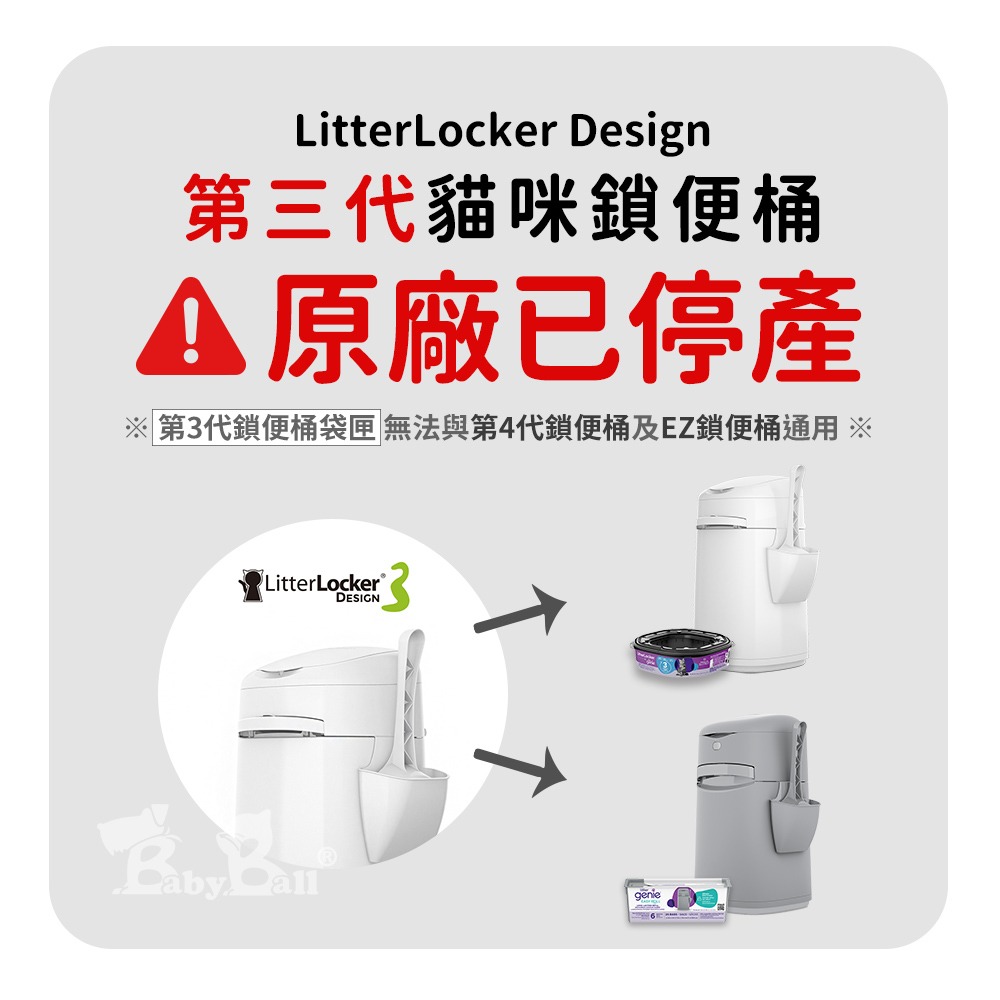 [喵皇帝] LitterLocker 加拿大Litter Genie 第四代貓咪鎖便桶-細節圖2