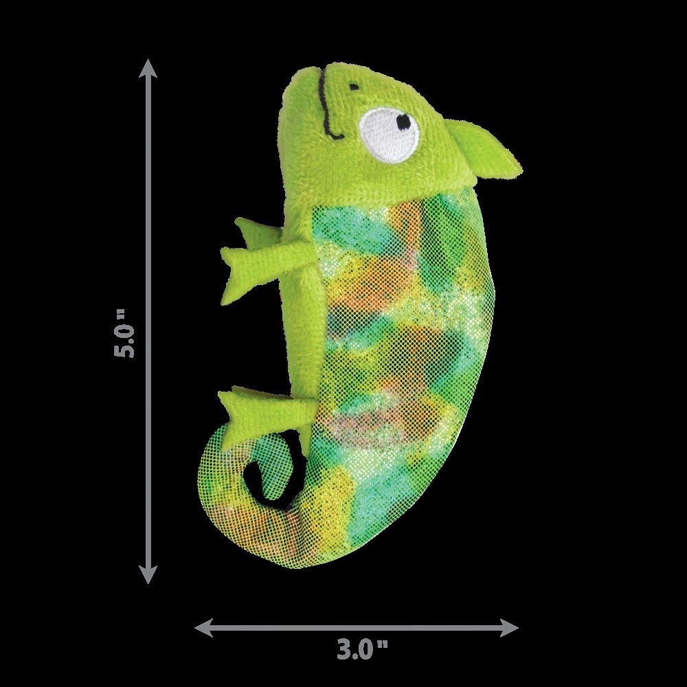 [喵皇帝] 美國 KONG NCM4 變色龍貓草玩具 貓玩具 貓薄荷 可重複填充-細節圖3