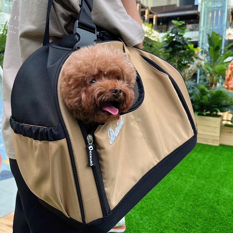 [喵皇帝] (免運) Daisuki 寵物外出包 小動物萌寵側背包L 貓 幼犬 小型寵物可用-細節圖6