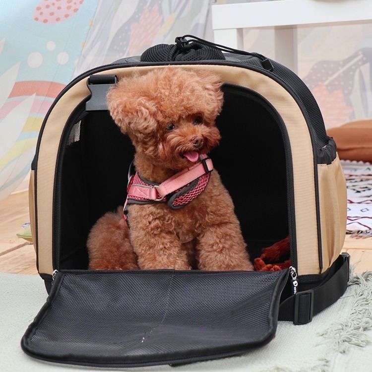 [喵皇帝] (免運) Daisuki 寵物外出包 小動物萌寵側背包L 貓 幼犬 小型寵物可用-細節圖7