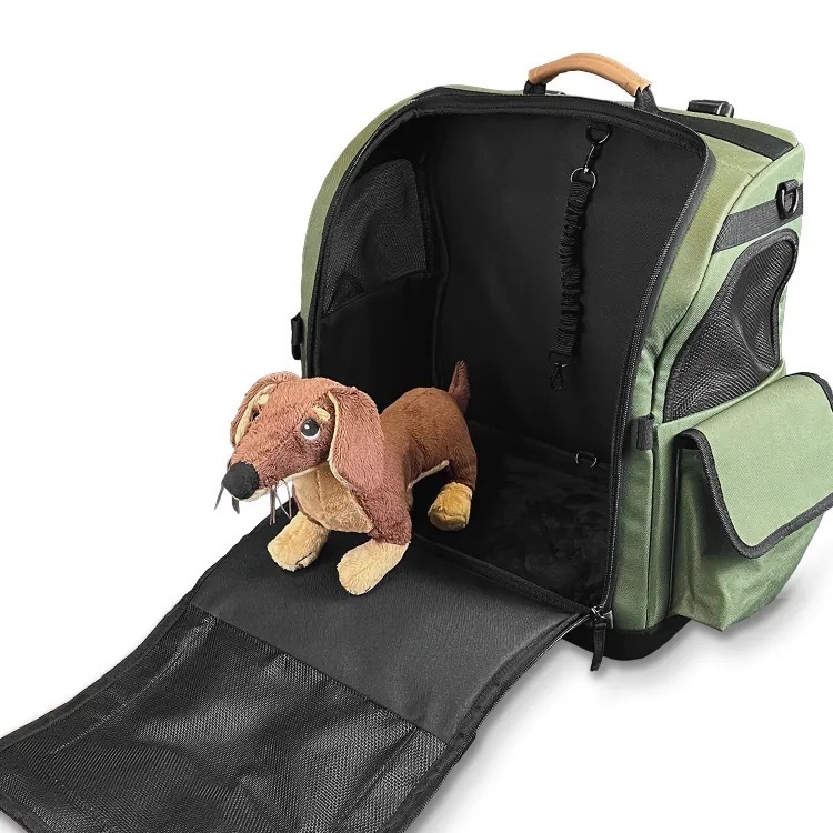 [喵皇帝] (免運) Daisuki 寵物外出包 空間大師兩用後背包M 貓狗小型犬可用-細節圖3