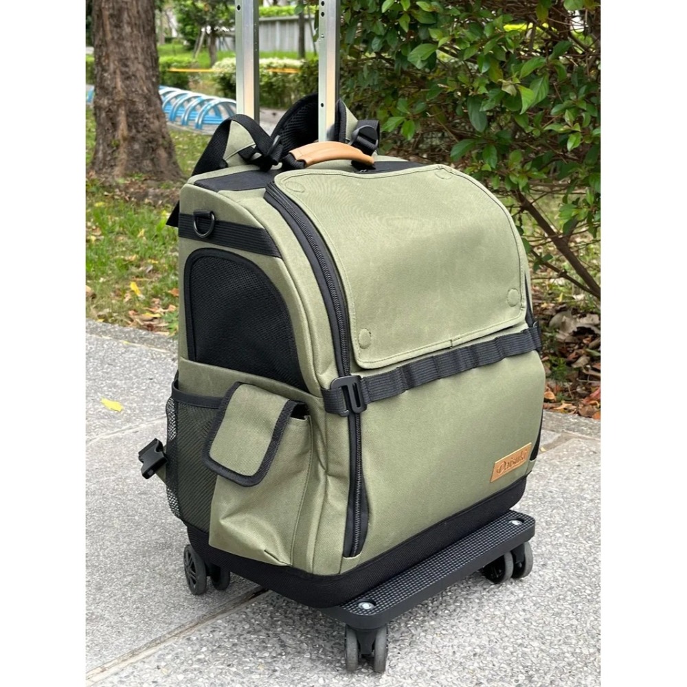 [喵皇帝] (免運) Daisuki 寵物外出包 空間大師兩用後背包M 貓狗小型犬可用-細節圖5