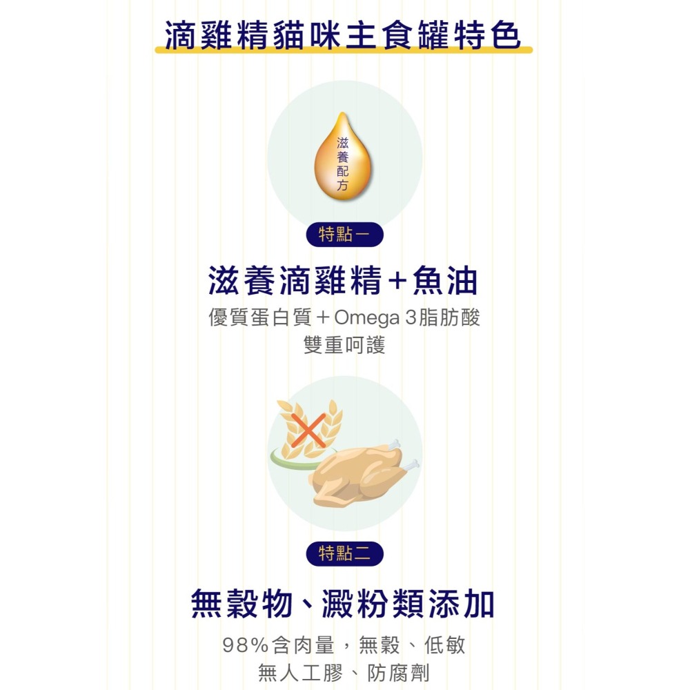 [喵皇帝] 台灣製 亨利口袋滴雞精主食貓罐 80g 貓罐頭 主食罐-細節圖4