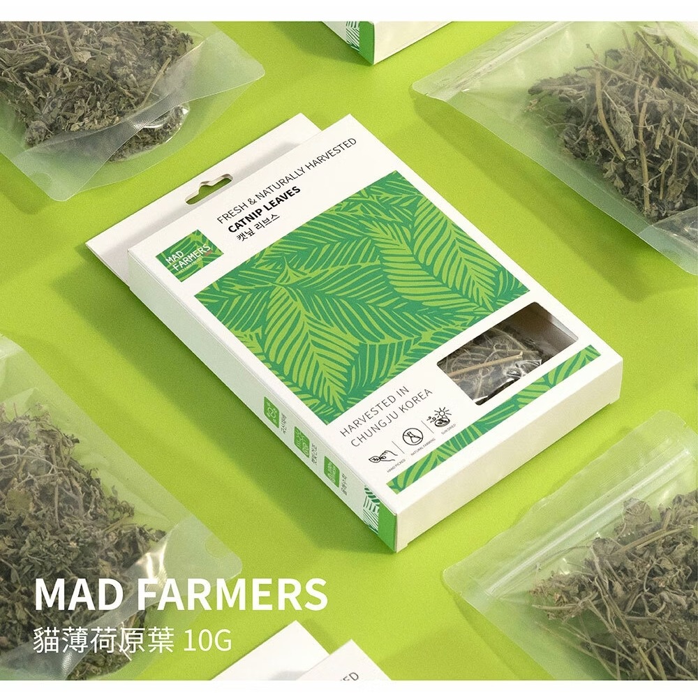 [喵皇帝] Mad Farmer 梅德農夫 韓國無農藥 貓薄荷原葉│10g 貓草-細節圖6