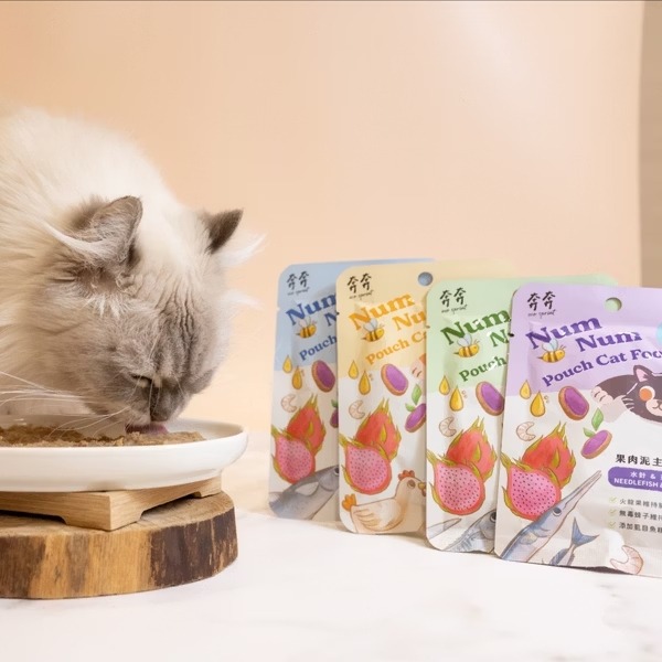 [喵皇帝] 奔奔 果肉泥貓咪主食餐包 40g 貓罐頭-細節圖2