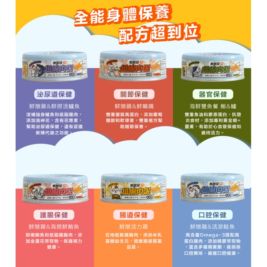 [喵皇帝] 台灣ParkCat 貓樂園 無敵藍罐超綿肉泥貓用主食罐80g 添加Asahi啤酒酵母 貓罐頭-細節圖5