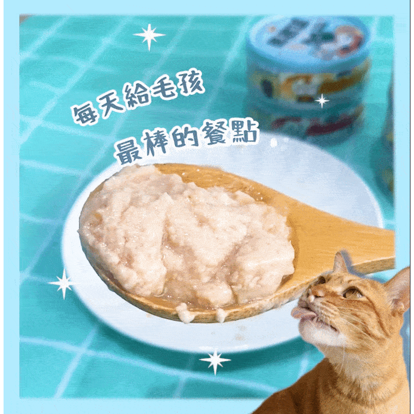 [喵皇帝] 台灣ParkCat 貓樂園 無敵藍罐超綿肉泥貓用主食罐80g 添加Asahi啤酒酵母 貓罐頭-細節圖7