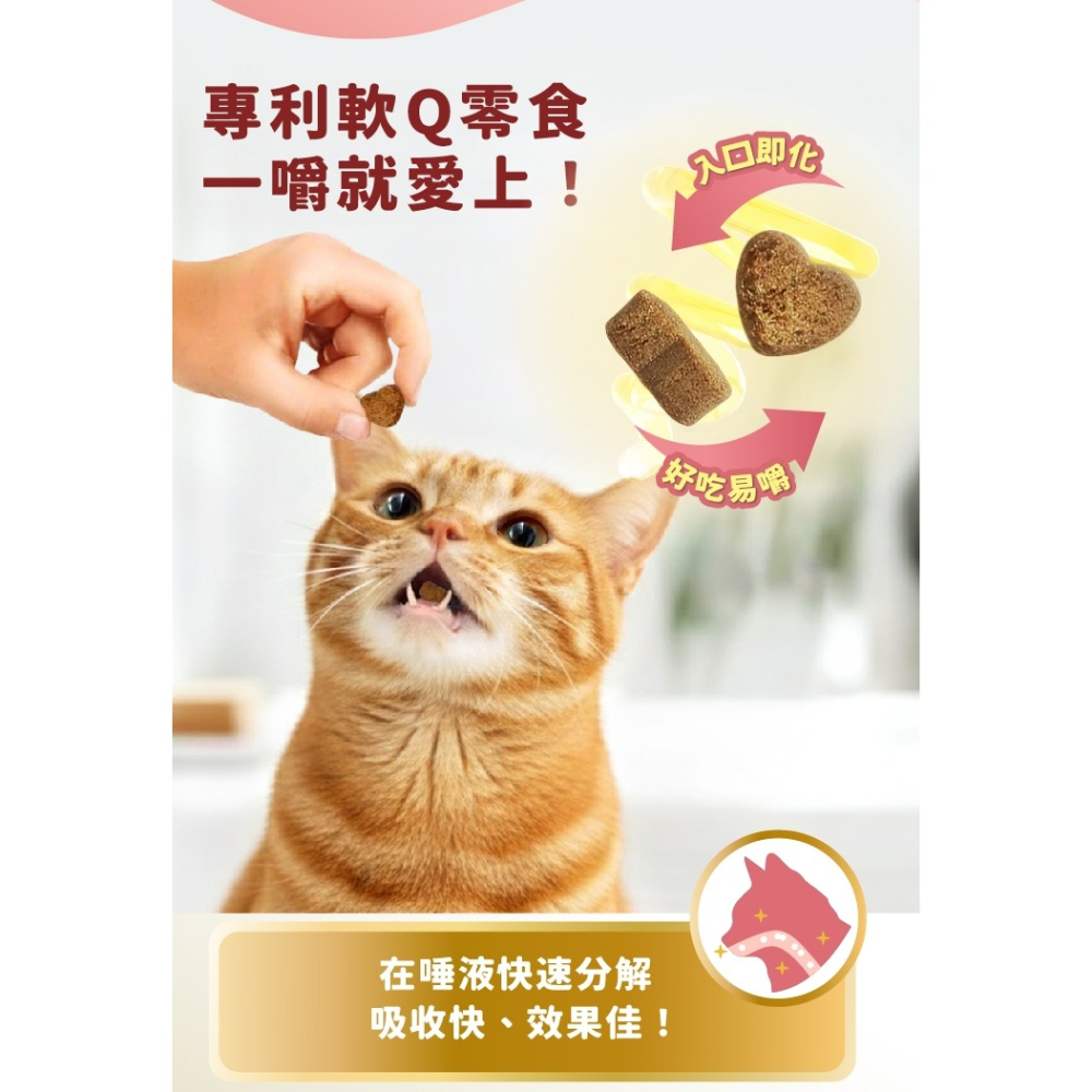 [喵皇帝] MicrocynAH 麥高臣 貓用 益健毛 保健軟嚼肉塊 120g 皮膚護理-細節圖6