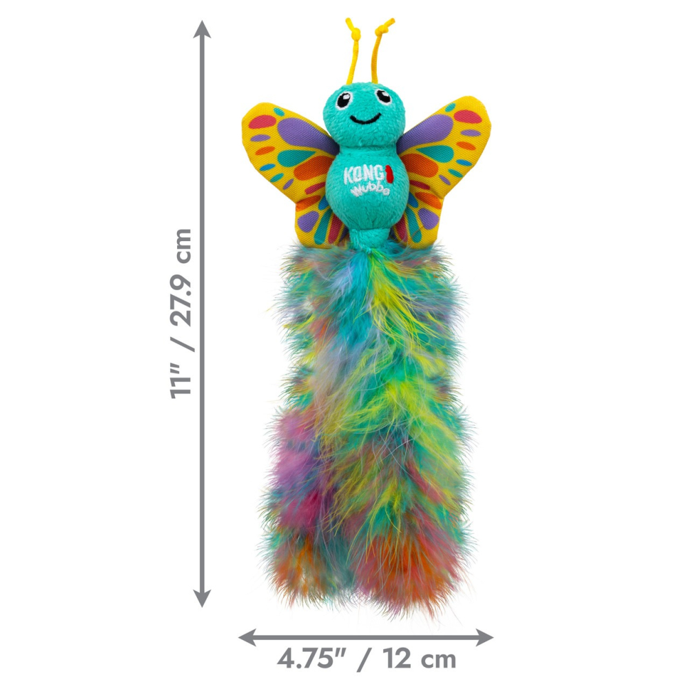 [喵皇帝] 美國 KONG Wubba™ Butterfly / 舞吧羽毛蝴蝶 (WC66) 貓玩具 貓薄荷-細節圖3