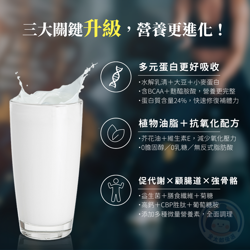 新包裝✨Quick Balance 體適能運動營養素 750g 水解乳清蛋白 益生菌 銀髮族 營養補充 體適能奶粉-細節圖4