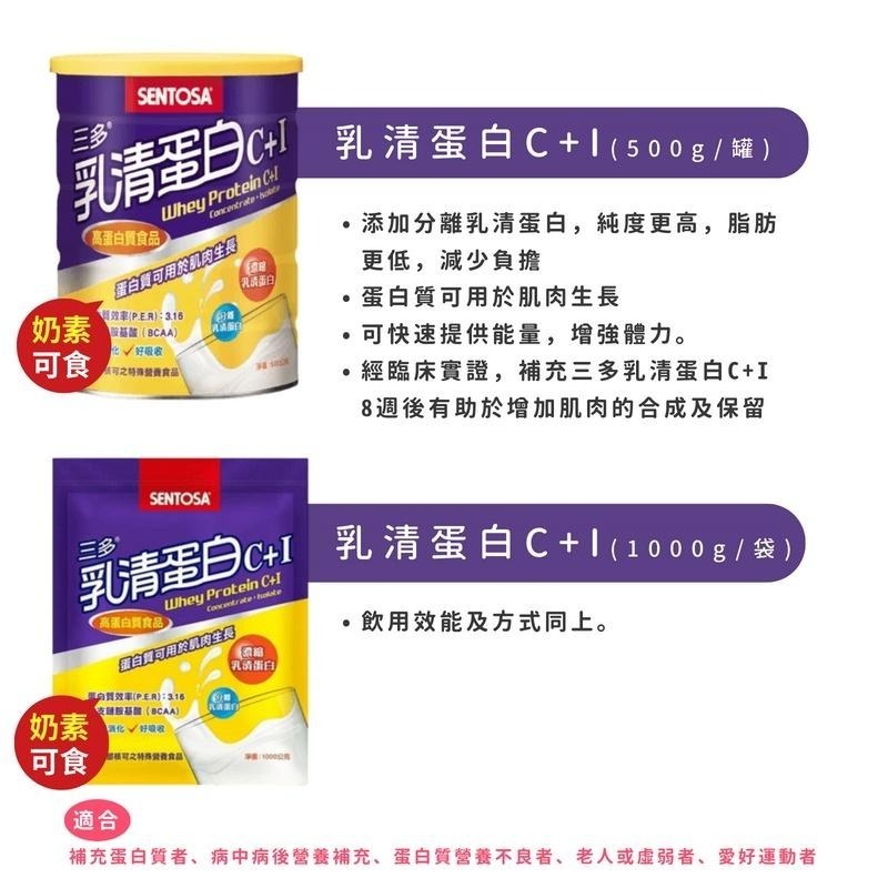 三多乳清蛋白C+I／美生保乳清蛋白PLUS／上補活動機能配方／補体健Ex優蛋白配方《金太郎優選》-細節圖3