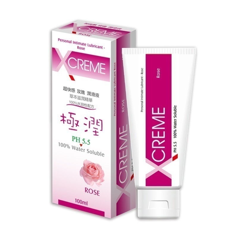 X-CREME 超快感潤滑液 水溶性潤滑液 (100ml) 保溼、水感、冰晶、蜜露、蘆薈、薰衣草、蔓越莓、玫瑰 潤滑劑-規格圖8