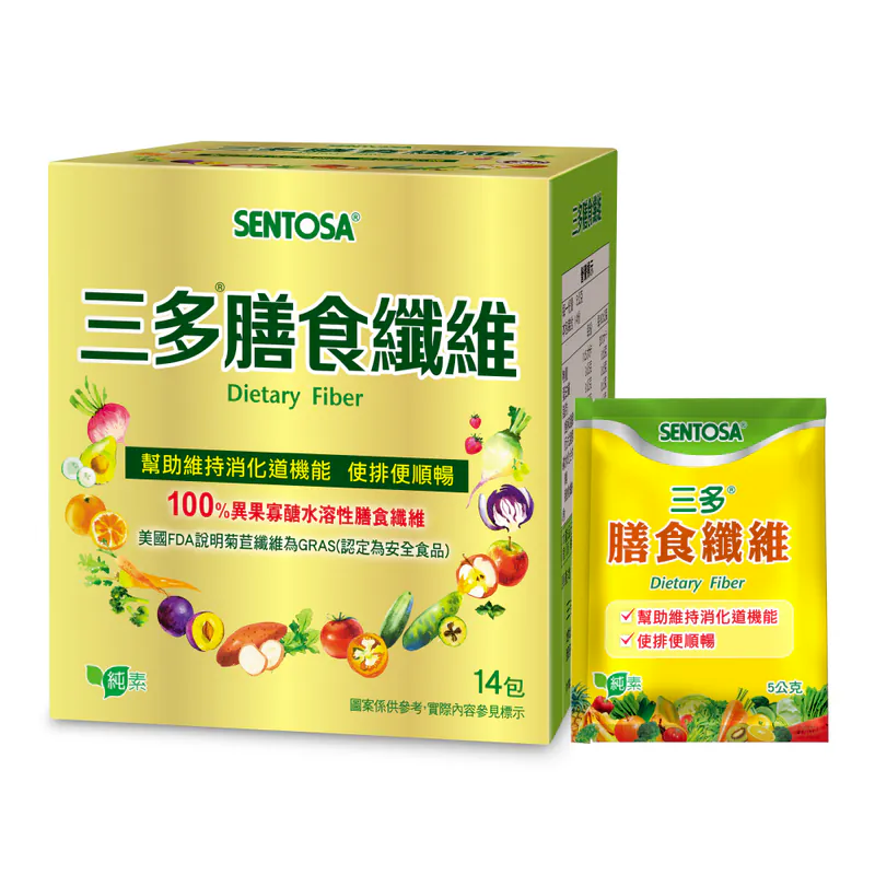 新品促銷❤️三多 膳食纖維 隨身包 (5gX14包)／膳食纖維 (350g/罐) 腸道蠕動 消化 順暢 排便-規格圖8