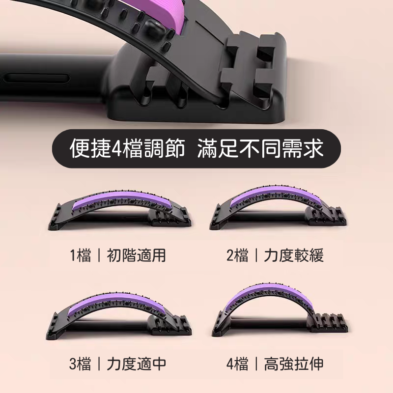 腰椎牽引器 腰椎伸展器 腰間盤 腰椎突出 牽引器 按摩 腰背痛 腰椎拉伸 舒緩理療神器-細節圖5