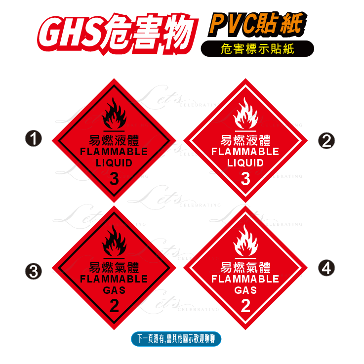 85. GHS 危險物標示貼紙  危害標示 健康危害 易燃物 毒性物質 易燃氣體 毒性 易燃液體   PVC防水防曬貼-細節圖2