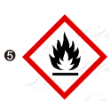 85. GHS 危險物標示貼紙  危害標示 健康危害 易燃物 毒性物質 易燃氣體 毒性 易燃液體   PVC防水防曬貼-規格圖5