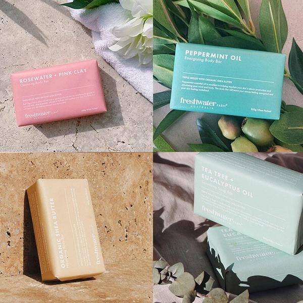澳洲 Freshwater Farm Australia 草本香皂 200g 茶樹尤加利 麥蘆卡蜂蜜 活性炭-YES美妝-細節圖5
