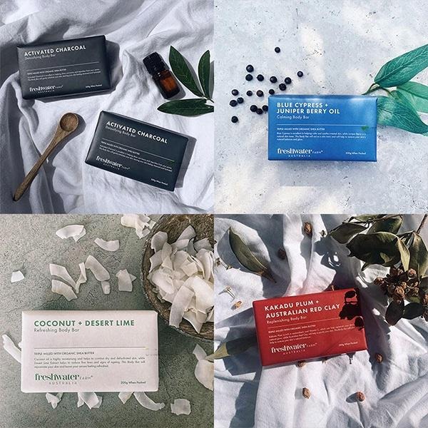 澳洲 Freshwater Farm Australia 草本香皂 200g 茶樹尤加利 麥蘆卡蜂蜜 活性炭-YES美妝-細節圖6