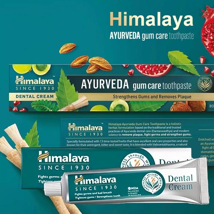 印度 Himalaya 喜馬拉雅 草本阿育吠陀牙膏 AYURVEDA 含氟牙膏 內銷版 外銷版 固齒 護齦-YES美妝-細節圖2