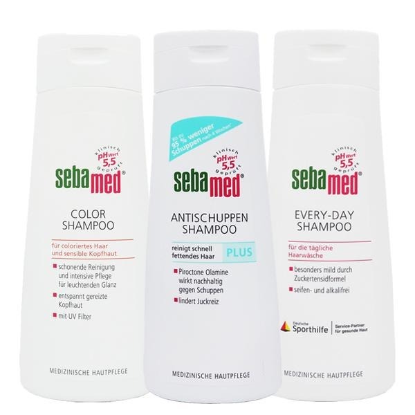 Sebamed PH5.5 洗髮精 200ml 護色洗髮 抗屑洗髮 溫和洗髮 德國原裝 施巴 洗髮乳-YES美妝-細節圖2